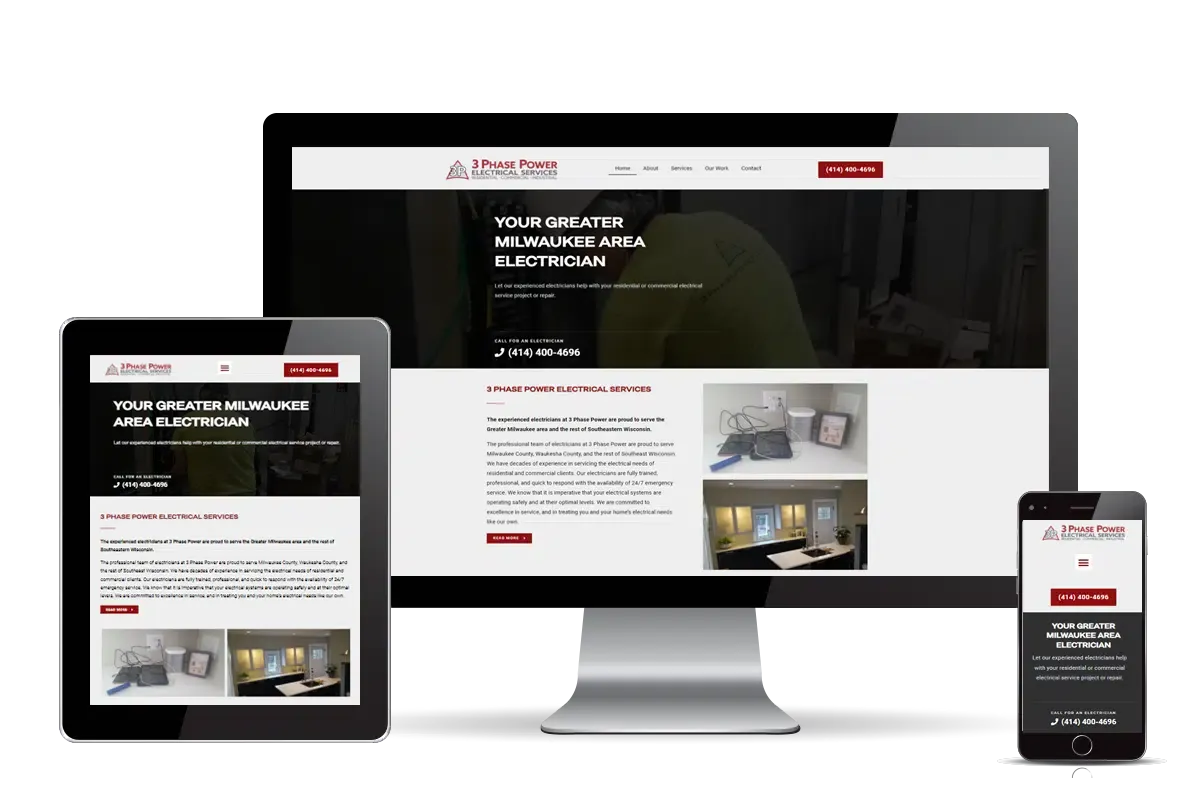 Client website result