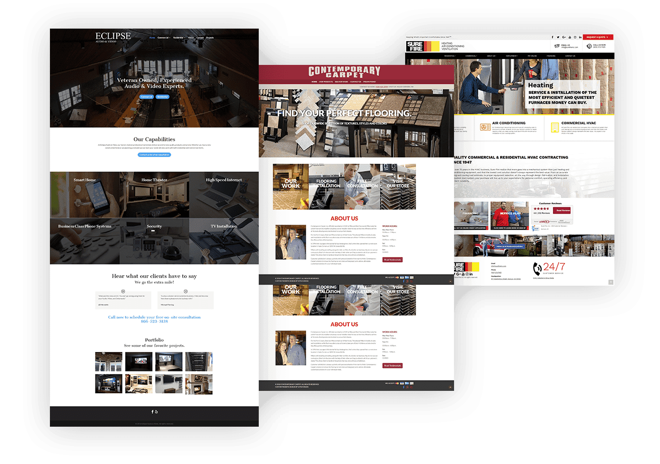 Social media results for contractor
