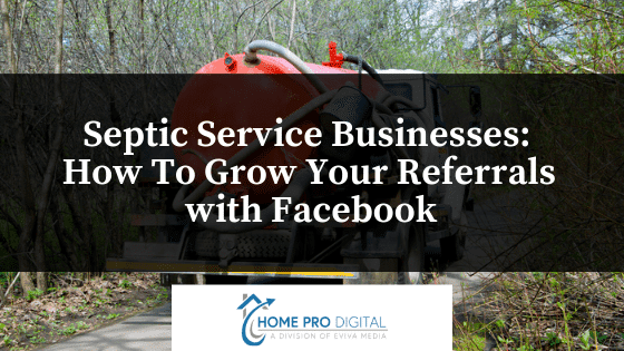 septic service companies grow with facebook