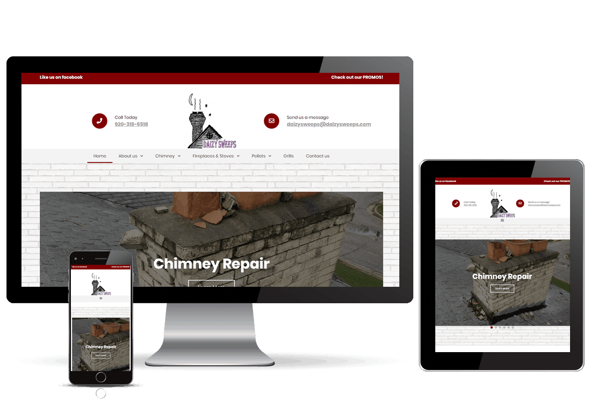 chimney repair website design