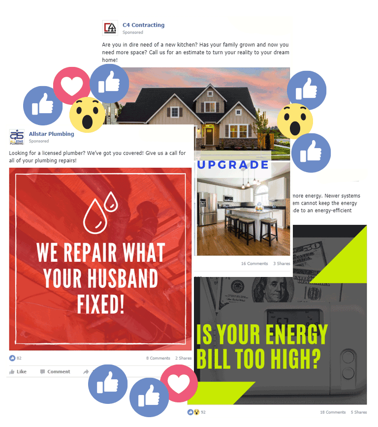 facebook posts for contractors