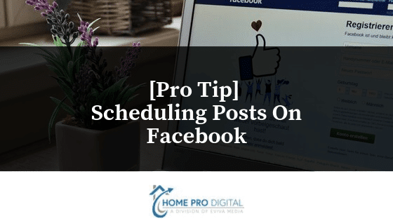 scheduling facebook posts
