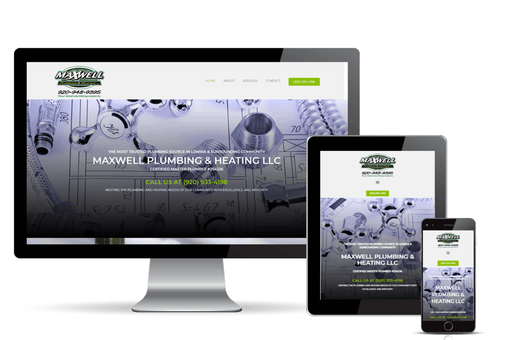 plumber marketing for Maxwell Plumbing & Heating