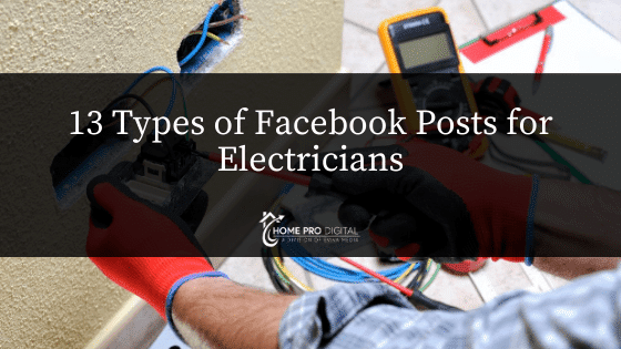Facebook Posts for Electricians