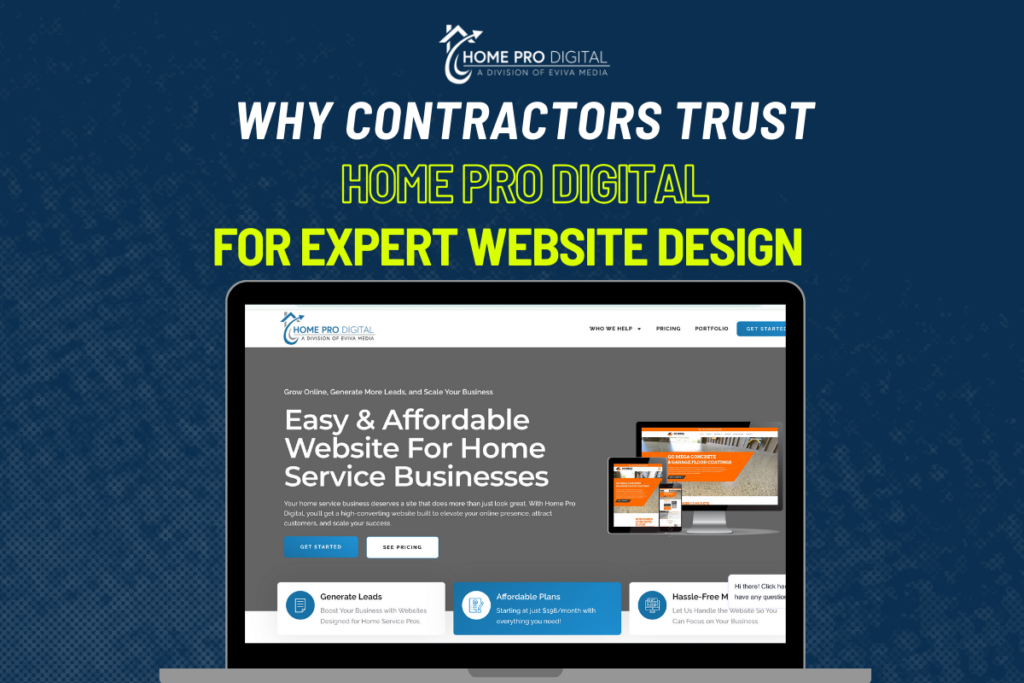 Why contractors trust Home pro digital for expert website design