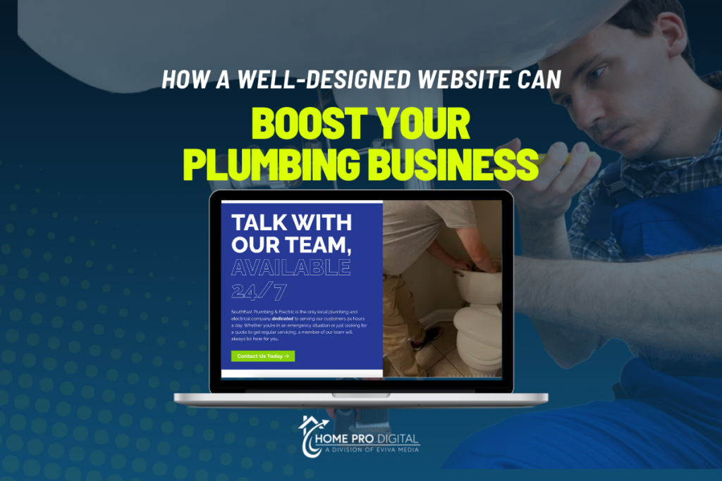 how a well designed website can boost your plumbing business