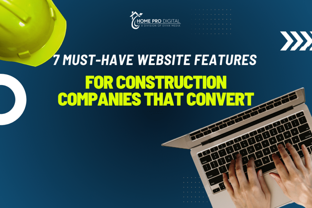 website features for construction companies